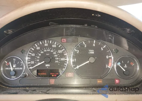 2001 BMW Z3 2.5I z USA, uszkodzony, nr VIN WBACN33431LM04082